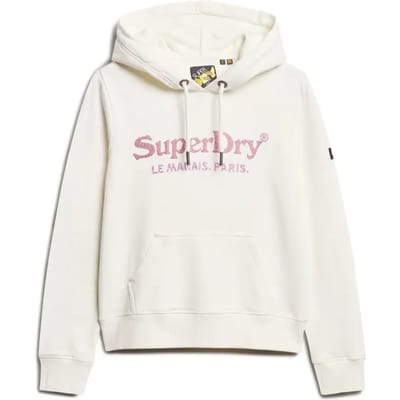 Superdry - Metallic Venue hoodie - Dames - Hoodies