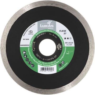 LUKAS-ERZETT A344111151107013 DiamantFLIESE S7 115 Diamanten doorslijpschijf 1 stuk(s)