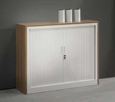 PANELENSET (ombouw t.b.v. roldeurkast) breed 120CM diep 43CM bladkleur Robson Eiken