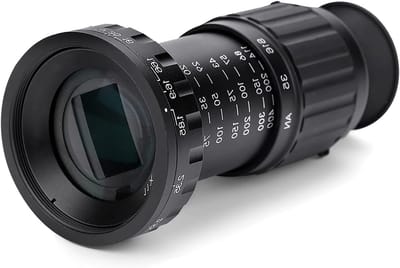 11x Director Finder met Multi-Coated Optics, Telescopisch Ontwerp en 37 mm Filterdraad voor Film en TV Producties