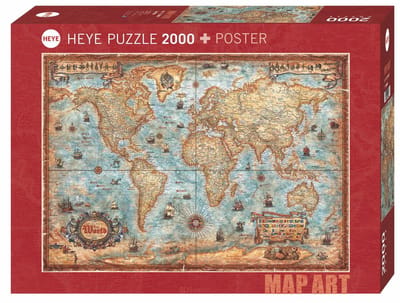 Heye Puzzel The World.