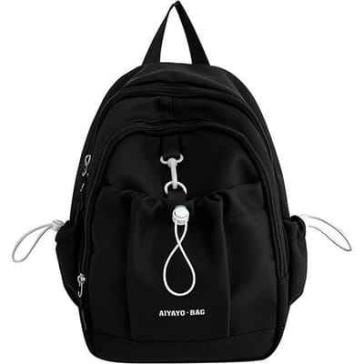Petit Sac à Dos Enfant Fille Voyage Léger Maternelle Sortie de Printemps Petit Sac à Dos Sac à Dos de Voyage d'Extérieur single pack noir