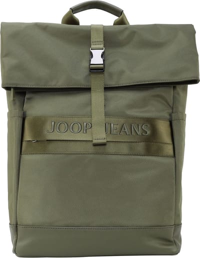 JOOP! Laptop rugzak Rugzak met laptopvak Modica Jaron Backpack Forest Night Olijfgroen