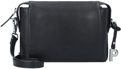 PICARD Leren Schoudertas Bali Crossbody Bag Black Zwart