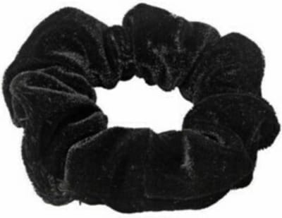 Zenner Scrunchie Velvet Zwart -