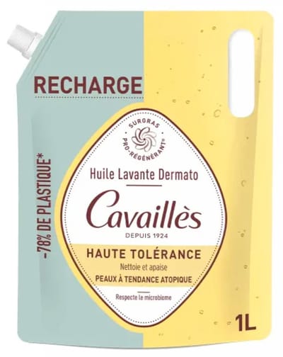 Cavaillès Huile Lavante Dermato Haute Tolérance Eco-Refill 1 L