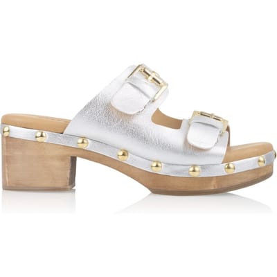 DWRS label Sevilla Silver Maat: 36 | Muiltjes Outlet | Dames | Zilver