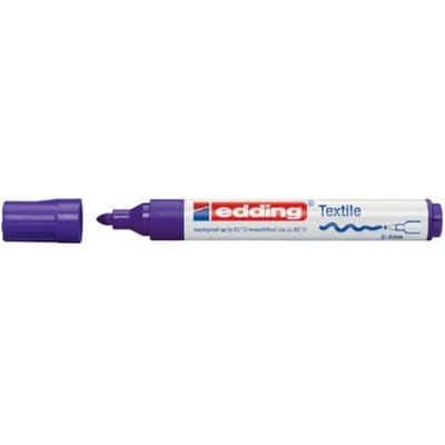 Textielmarker edding 4500 rond 2-3mm blauw