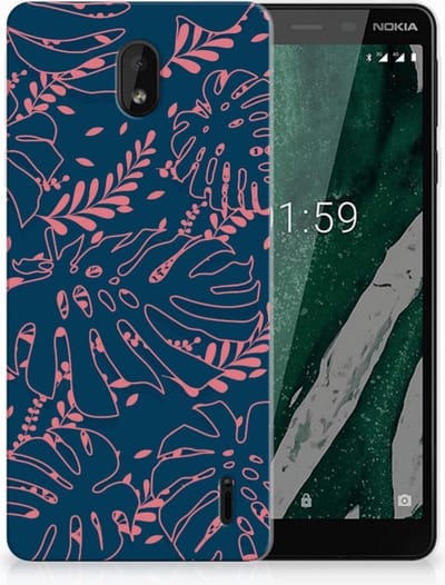 Nokia 1 Plus TPU Case Palm Leaves