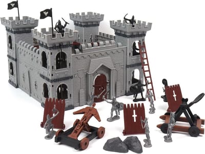 Middeleeuwse Krijgsset - Kasteel Spel Soldaten - Oude Oorlogsspellen - Gedetailleerde Modellen - 10 x 10 x 10 mm