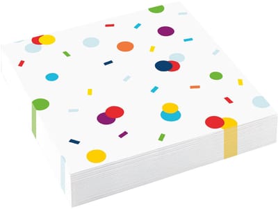 Amscan by Riethmuller - Riethmüller - Servetten - Confetti Verjaardag (20 stuks)