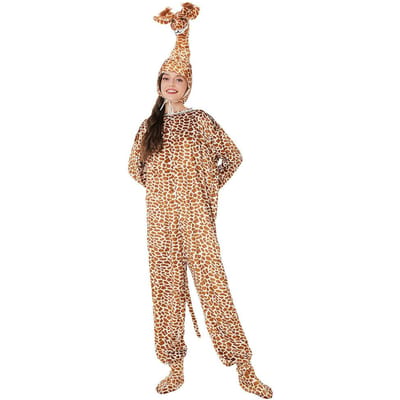 Costume de performance pour fête à ballons girafe, Adultes 160 marron