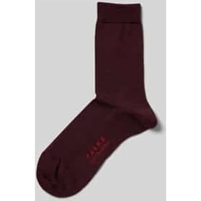 FALKE Softmerino eenkleurig wol katoen sokken dames rood - maat 37-38