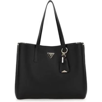 GUESS schoudertas shopper Meridian II Girlfriend Tote Dark Taupe