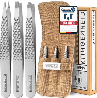 Pincet Set - Precisie Tang - Nauwkeurig Werken - Roestvrij Staal - 3 Delig - Zilver