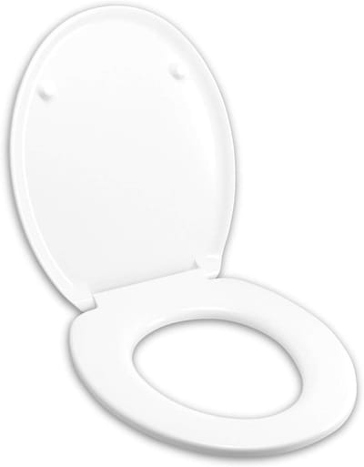 Toiletbril - WC-bril - Badkamer Vernieuwen - Soft Close Systeem - Ovaal - Wit