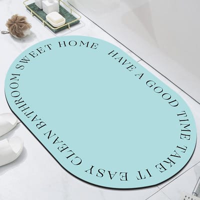 Moderne Eenvoudige Huishoudelijke Diatomeeënaarde Mat Badkamer Antislip Mat Toilet Toilet Gemakkelijk Te Drogen Absorberende Voetmat 40*60cm