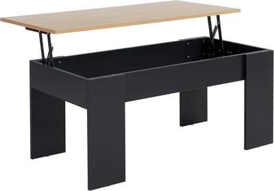 Salontafel - Koffietafel - Woonkamer Inrichten - Opklapbaar Tafelblad - 100 x 50 cm - Houtdecor
