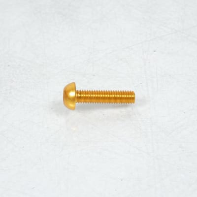 Vis Dôme BTR 5mm M6 pas 100 25mm annodisé Or 3AS Racing pour moto Neuf