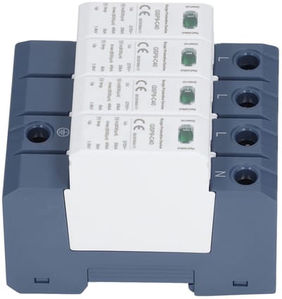 Dailygoody - AC 275V 40KA 4P Surge Protector - DIN Rail Instelling