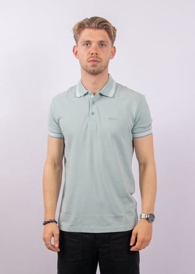 Hugo Boss poloshirt korte mouw groen