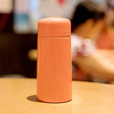 150ml Roestvrijstalen Geïsoleerde Beker Leuke Draagbare Geïsoleerde Waterfles met Filter voor Meisjes Rood 150ml rood