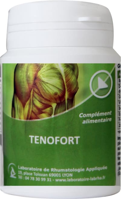 Tenofort - natuurlijk supplement voor behoud van gezonde of herstel van gevoelige of overbelaste pezen, zoals tendinitis, tennis- en golf elleboog, schouderpeesblessure, jumpers knee, hamstrings, fasciitis plantaris