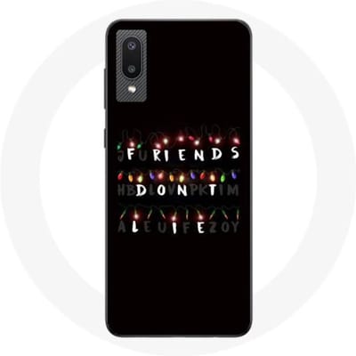 Coque - Samsung - Galaxy A02 - Souple - Noir - Stranger Things - Joyeux Noël