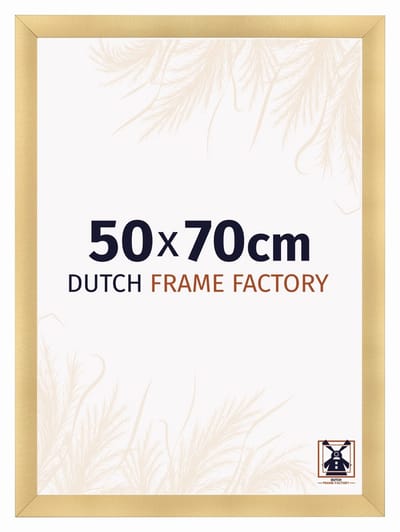 Fotolijst 50x70 cm - MDF - Goud Mat - Praag