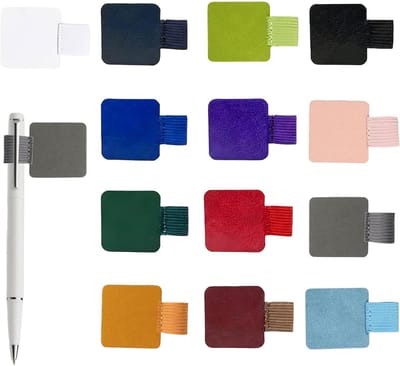 Zelfklevende pennenhouders 13 delig - flexibele pennenlussen - felle kleuren - ideaal voor studenten en kunstenaars - SnelShoppen