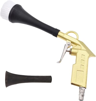 Auto Detail Blazer - Luchtblazer Auto - Auto Interieur Reinigen - Krachtige Reiniging - 25 cm - Goud