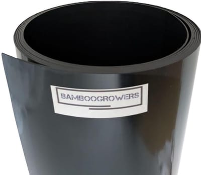 Wortelbegrenzer HDPE - Wortelbescherming Bamboe - Tuin Beschermen - Extra Dik 2mm - 70 cm Hoog - Zwart