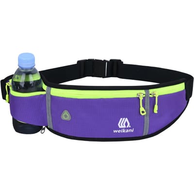 Buiten Sporten Heuptas Fitness Hardloop Tas Sport Telefoon Fanny Pack paars