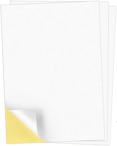 50 A4 Zelfklevende Labels voor Printers - Matte Afwerking, Geschikt voor Inkjet en Laserprinters, Ideaal voor Organisatie en Labeling