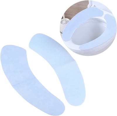 Wc-stoelkussen Set - Toilet Covers - Warmte Comfort - Zelfklevend Ontwerp - 38 x 11 cm - Blauw