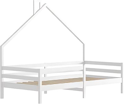 Kinderbed 90x200 cm - Huisbed - Voor Kinderen - Peuterbed - Met lattenbodem - Zonder matras