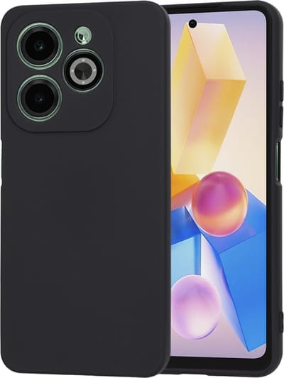 Hoesje geschikt voor Infinix Hot 40i - Techsuit Soft Flex Silicone Back Cover - Black