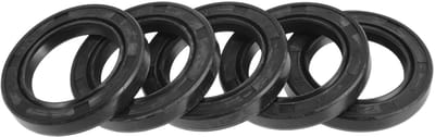 Dubbele Lip Olieafdichting 30x45x7mm - Hoge Druk Rubber NBR, Roterende Veerstalen Afdichtingsring, 5 Stuks voor Diverse Toepassingen