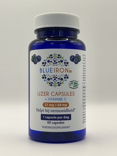 Blue Iron IJzer & Vitamine C - 60 capsules