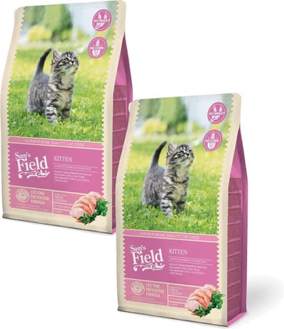 Sam's Field Cat Kitten - Kattenvoer - 2 x 2.5 kg