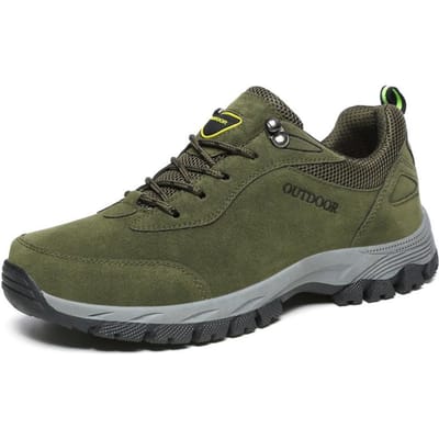 Wandelschoenen Herfst en Winter plus Maat Heren Outdoor Vrije Tijd Bergschoenen Mode Outdoor Sport Reisschoenen Wandelschoenen 48 legergroene kleur