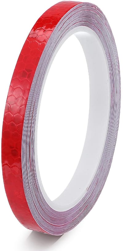 BRENZOOS- Reflectortape Zelfklevend - 1 rol/8 m - Geel/Zilver - Sterke Reflectie - Waterdicht - Duurzaam PVC Materiaal - Waarschuwingstape