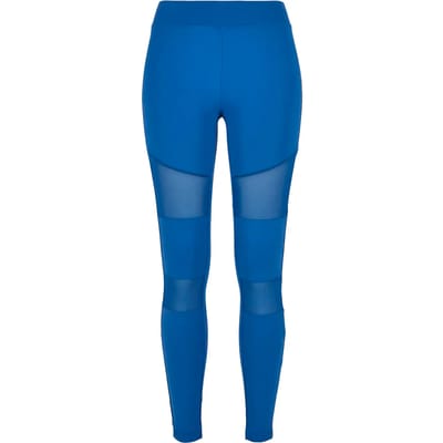 Urban Classics - Tech Mesh Sportlegging - S - Blauw