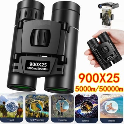 900X25 50000M Zoom Telescoop Professionele BAK4 Hd Krachtige Verrekijker Lange Afstand Draagbare Monoculaire Of Camping Toerisme Reis Accessoire