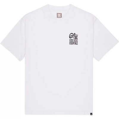 Dc Shoes Knotted T-shirt Met Korte Mouwen Wit M Man