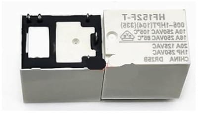 Elektromechanisch relais - Schakelcomponent - Stroomcircuits regelen - 5VDC 16A - 4 poot - Zwart
