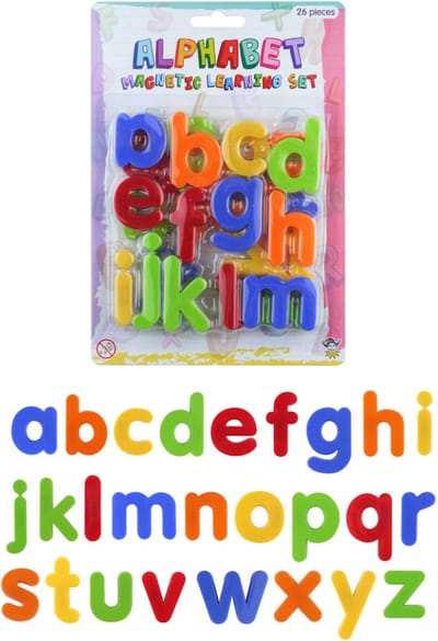 Henbrandt - Educatieve Magnetische Alfabet Letter Set van 26 Stukken - Letter Magneet / Magneten - Whiteboard - Speelgoed voor Kinderen om ABC en Spelling te Leren