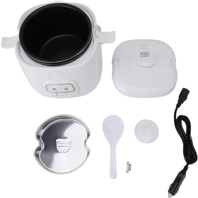 Cuiseur à riz de voiture 2L, multifonctionnel, efficace, cuisson rapide, empêche le collage, cuiseur à riz de voyage avec L