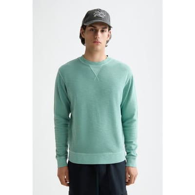 Scotch & Soda G/d Structured Sweatshirt Agate Green Taglia: M | Maglioni a maglia Outlet | Uomo | Verde