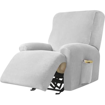 Hoes voor fauteuil Bank Hoes voor fauteuil Bankhoes Anti-stof Antislip Hoes voor luie jongensstoel Effen kleur Universele stoelhoes 1 Seat